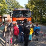 Toter Winkel vor dem Fahrzeug